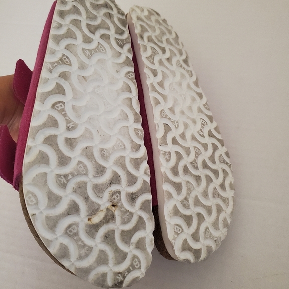 Birkenstock Arizona Soft Footbed Suede Leather Fuchsia Tulip Sandal Women's 37/6 - Picture 4 of 8